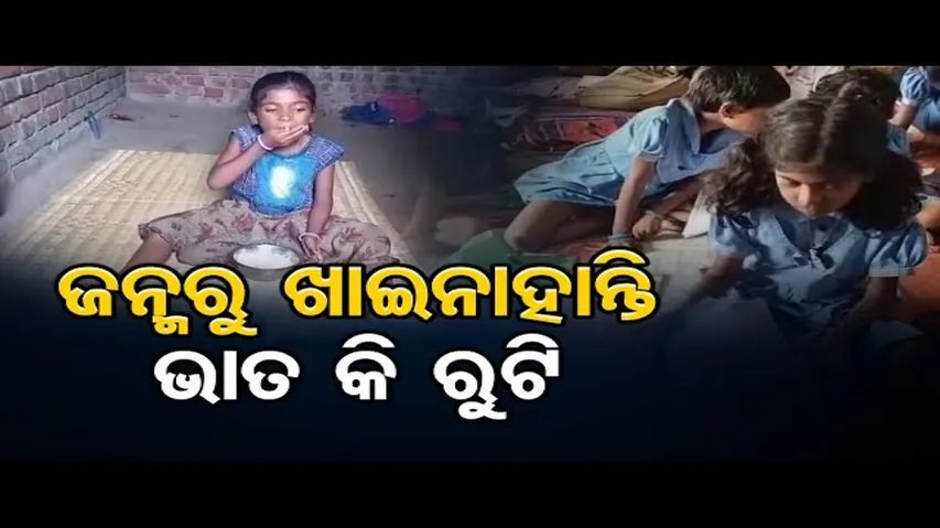 ମୁଢ଼ି ଖାଇ ବଞ୍ଚୁଛି କୁନି ଝିଅ