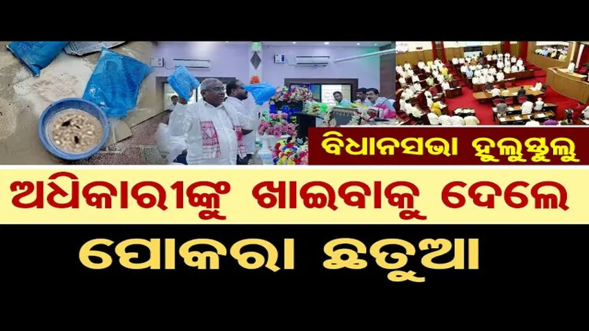ଅଧିକାରୀଙ୍କୁ ଖାଇବାକୁ ଦେଲେ ପୋକରା ଛତୁଆ, ବିଧାନସଭା ହୁଲୁସ୍ତୁଲୁ | Odisha Reporter