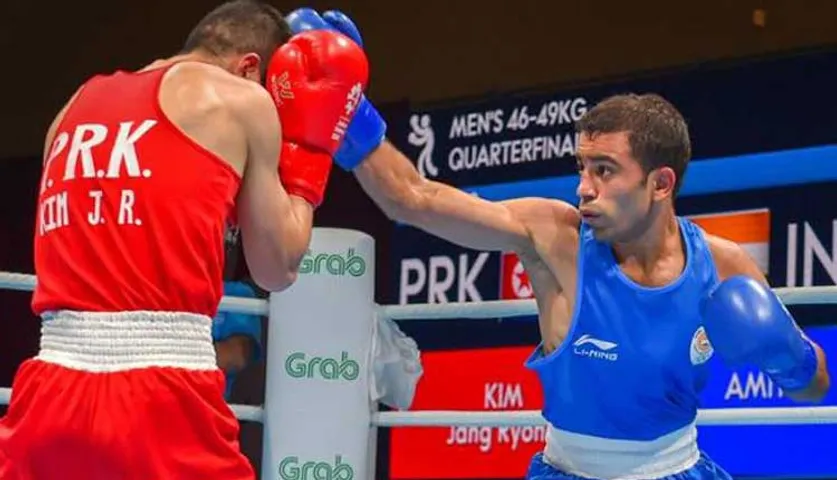 ବକ୍ସିଂ: ଫାଇନାଲ୍‌ରେ ଅମିତ୍‌, ସେମିଫାଇନାଲ୍‌ ଖେଳିଲେନି ବିକାଶ