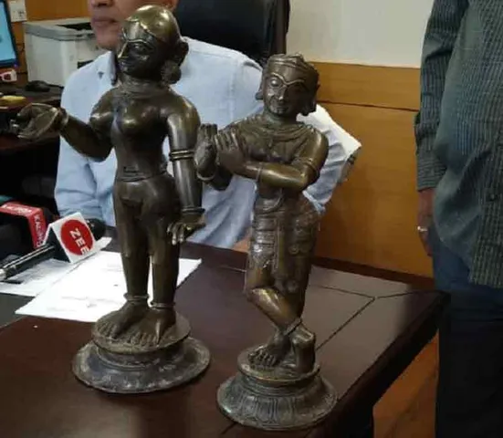 ଅଢ଼େଇ କୋଟି ଟଙ୍କାର ଅଷ୍ଟଧାତୁ ମୂର୍ତ୍ତି ଉଦ୍ଧାର, ଜଣେ ଗିରଫ