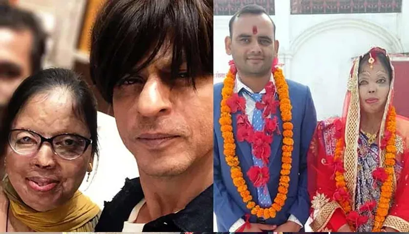 ଏସିଡ୍‌ ପୀଡ଼ିତାଙ୍କୁ ବିବାହ କରାଇଲେ ଶାହାରୁଖ୍