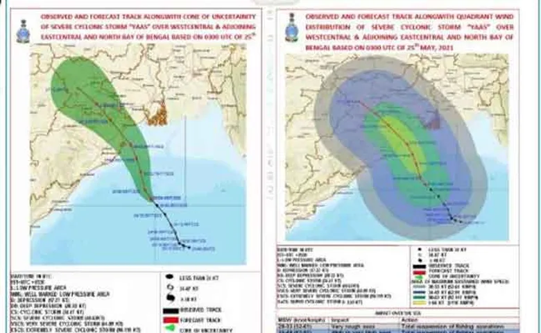 ଧାମରା ଠାରୁ ୮୫ କିମି ଦୂରରେ ବାତ୍ୟା ୟାସ, ଦିନ ୧୧ରୁ ୧ଟା ମଧ୍ୟରେ ଲ୍ୟାଣ୍ଡଫଲ