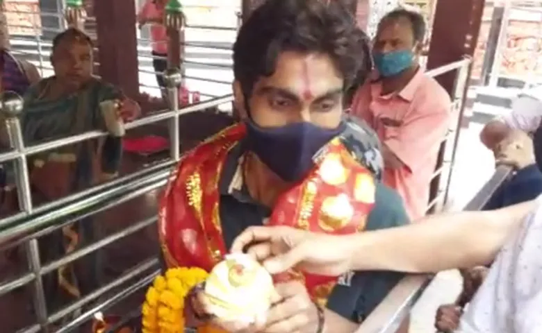 ମା’ ତାରିଣୀଙ୍କ ଆଶୀର୍ବାଦ ନେଲେ ପ୍ରମୋଦ ଭଗତ