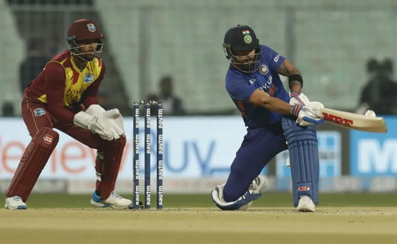 ଫର୍ମକୁ ଫେରିଲେ କୋହଲି, ୱେଷ୍ଟଇଣ୍ଡିଜକୁ ୧୮୭ ରନର ଟାର୍ଗେଟ୍