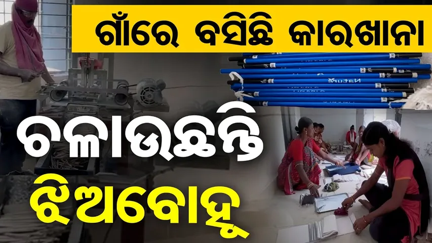 ଗାଁରେ ବସିଛି କାରଖାନା ..ଚଳାଉଛନ୍ତି  ଝିଅ ବୋହୂ | Women Empowerment | Village Women Run a Pencil Factory