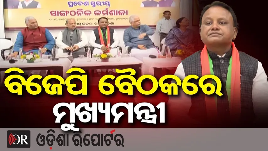 ବିଜେପି ବୈଠକରେ ମୁଖ୍ୟମନ୍ତ୍ରୀ  | Odisha Reporter