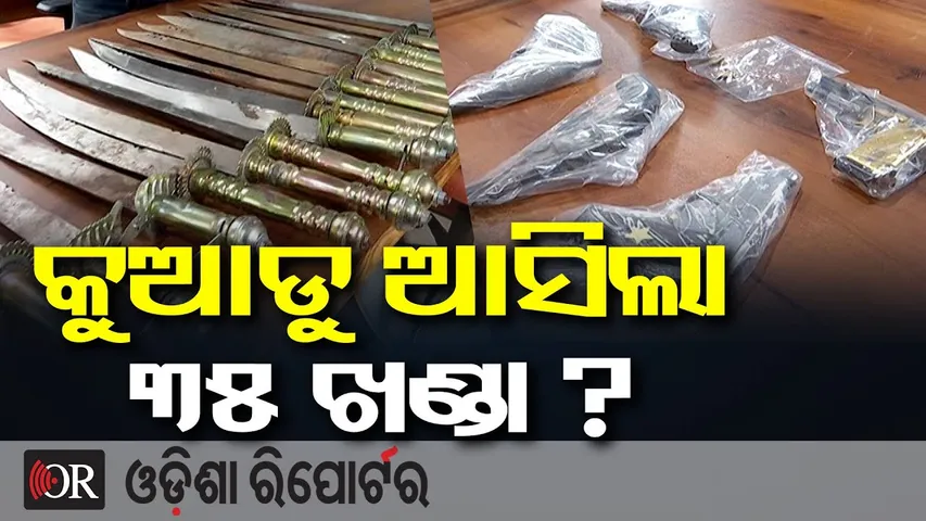 କୁଆଡୁ ଆସିଲା 35 ଖଣ୍ଡା ? || Rourkela Crime Bust || Huge Cache of Guns & Swords Recovered! ||OR