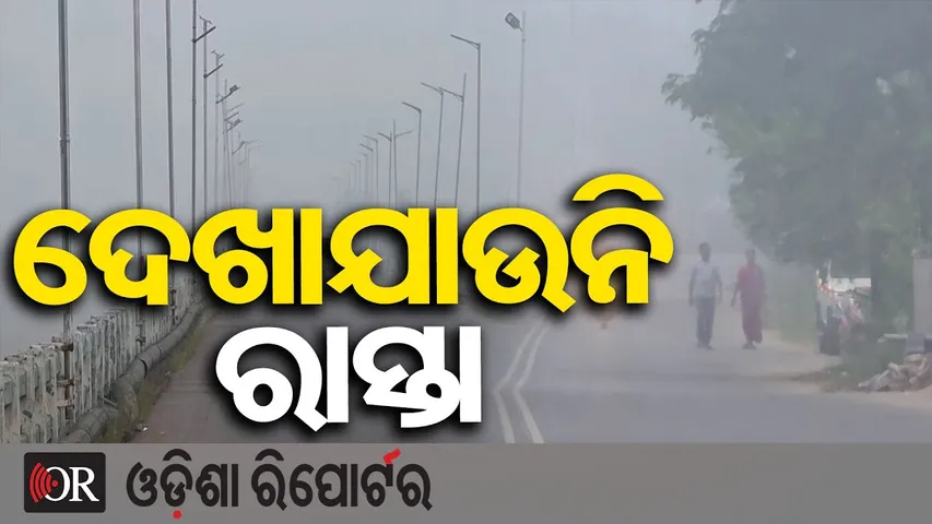 ଦେଖାଯାଉନି ରାସ୍ତା | Bonai Covered in First Winter Fog | Odisha Winter Morning Vibes | Odisha Reporter