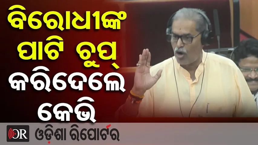 ବିଧାୟକଙ୍କ ପାଟି ଚୁପ୍ କରିଦେଲେ କେଭି  || Deputy CM KV Singh Deo || Odisha Assembly || Odisha Reporter