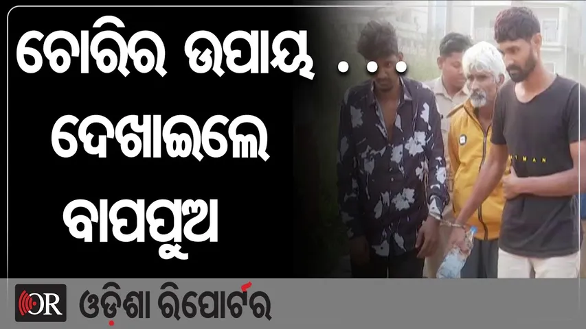 ପୋଲିସ ପଞ୍ଝାରେ ବାପା ପୁଅ ଚୋର ଯୋଡ଼ି | Odisha Reporter
