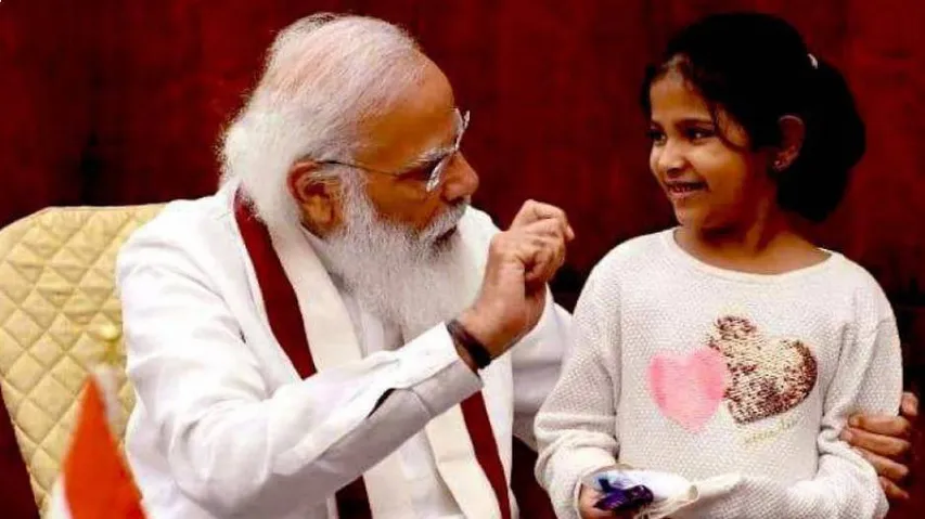 କୁନି ଝିଅର ଅନୁରୋଧ ରଖିଲେ ପ୍ରଧାନମନ୍ତ୍ରୀ ନରେନ୍ଦ୍ର ମୋଦି