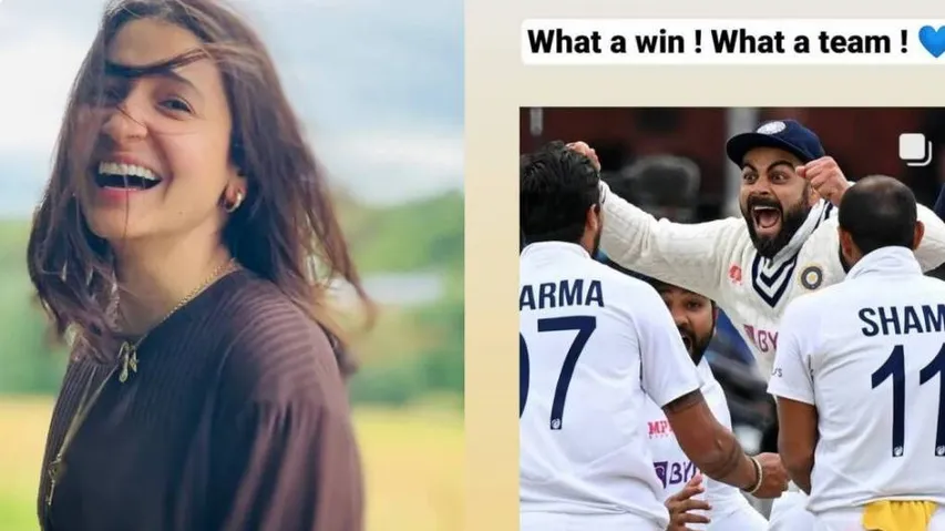 Anushka Sharma congratulates Team India