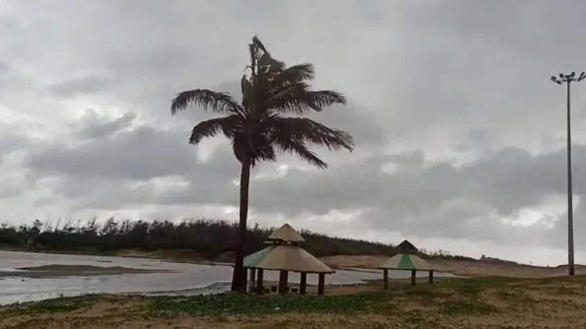 Heavy Rainfall at Paradeep 