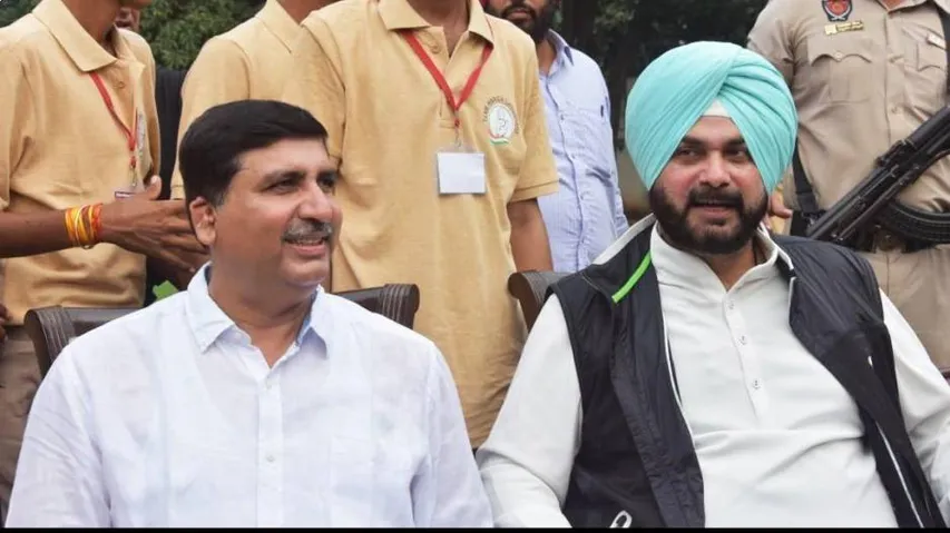 Harish Chaudhary and Navjot Sidhu.