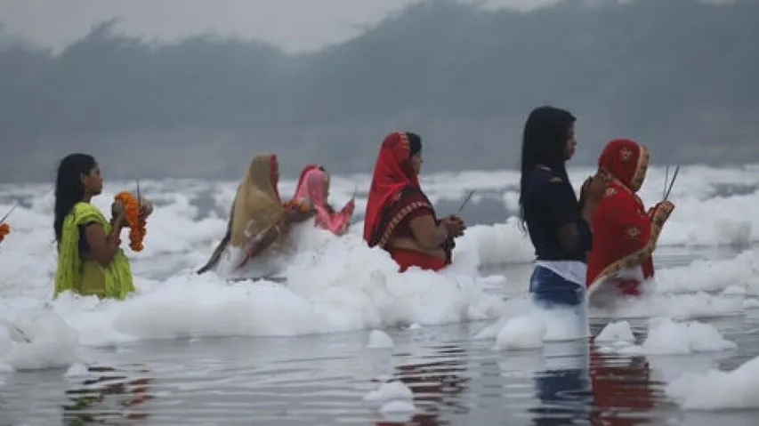 Kejriwal on yamuna Pollution