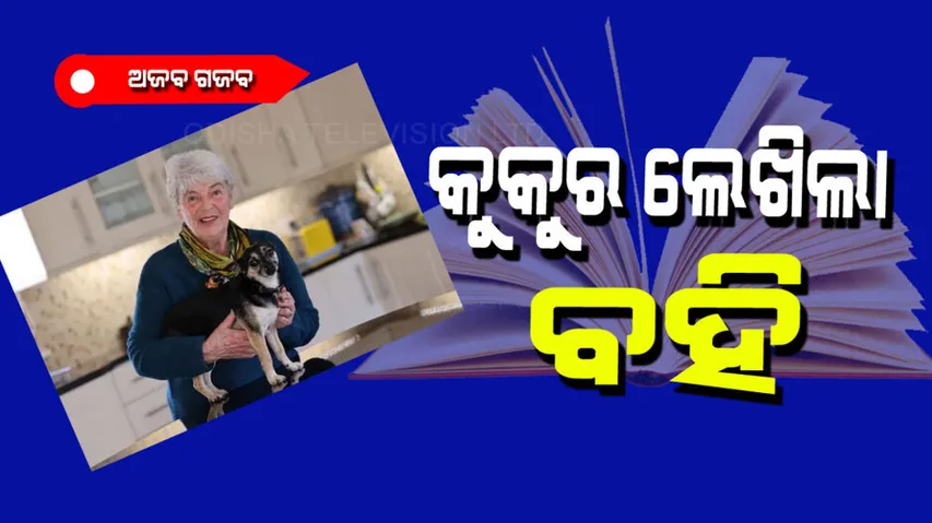 Dog become writer and wrote book