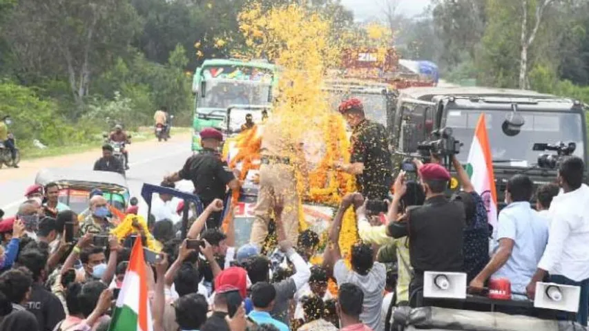 Coonoor Helicopter Crash Lance Naik Bogla Sai Teja will cremated today his body reached his native v