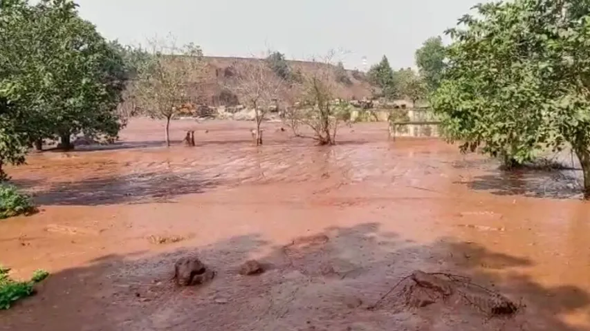 Farmland Submerges In Iron Ore Water
