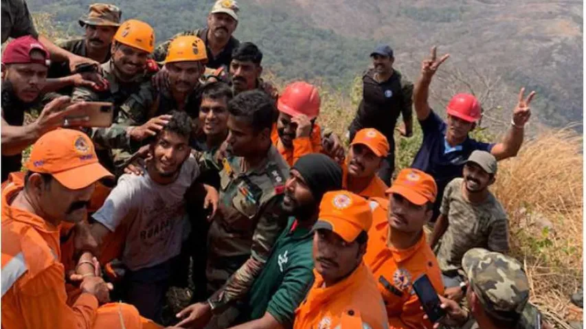 Kerala Youth Trapped On Hill For 2 Days
