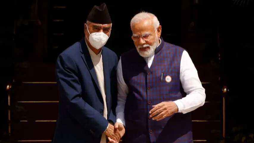 Modi With Nepal PM