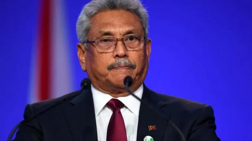 Lankan President Rajapaksa 