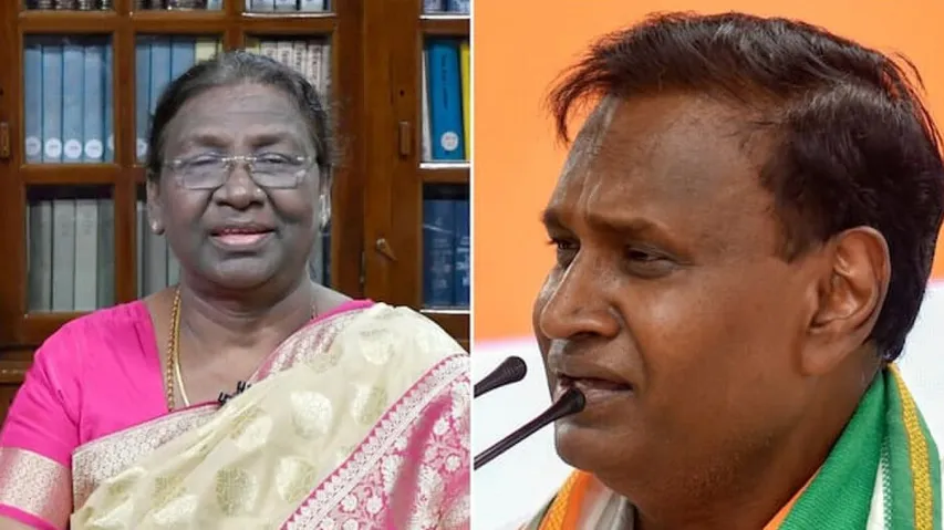 President Droupadi Murmu, Congress leader Udit Raj 