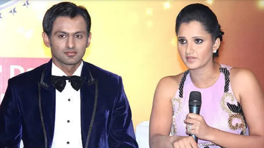 Sania Mirza and Shoaib Malik.