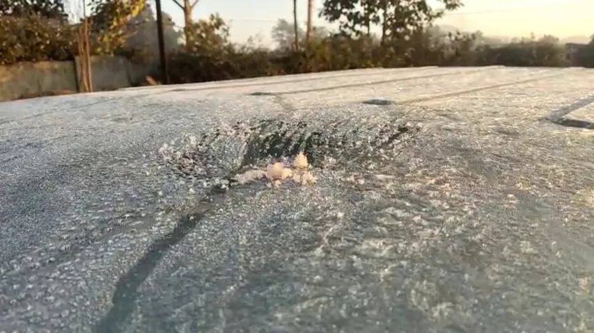 ସାରା ରାଜ୍ୟକୁ ଥରାଉଛି ଶୀତ...ସକାଳୁ ସକାଳୁ ଦେଖିବାକୁ ମିଳୁଛି ବରଫର ଆସ୍ତରଣ