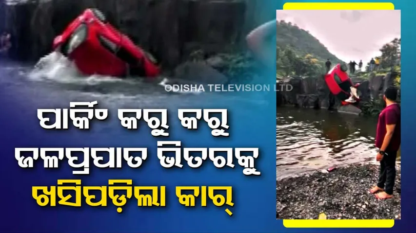 Viral Video: Car Falls Into Waterfall In Indore