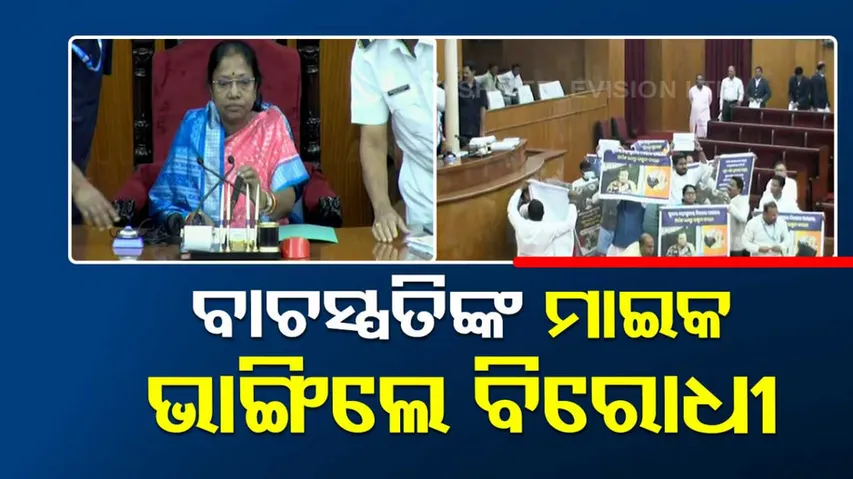 BJP MLA Broke Speaker Mike