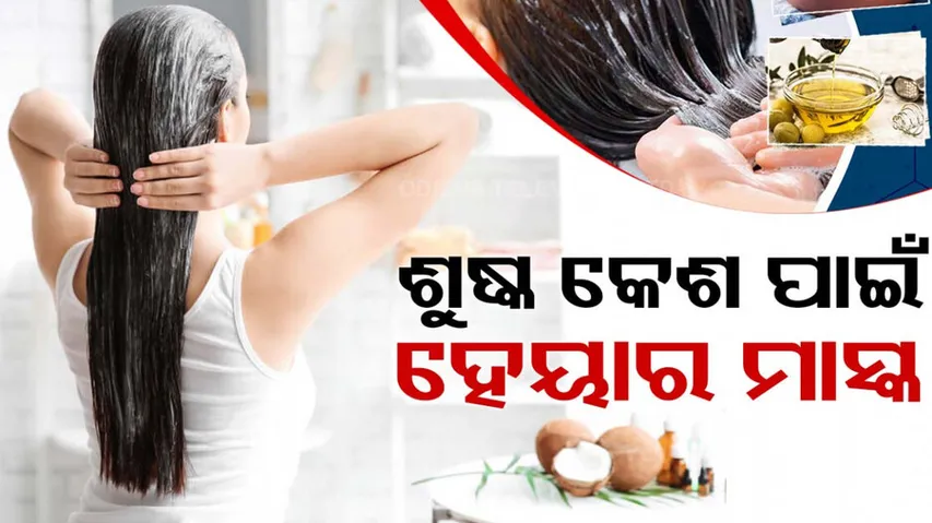 home made hair mask for dry hair