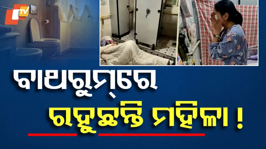 Woman Lives In Office Toilet