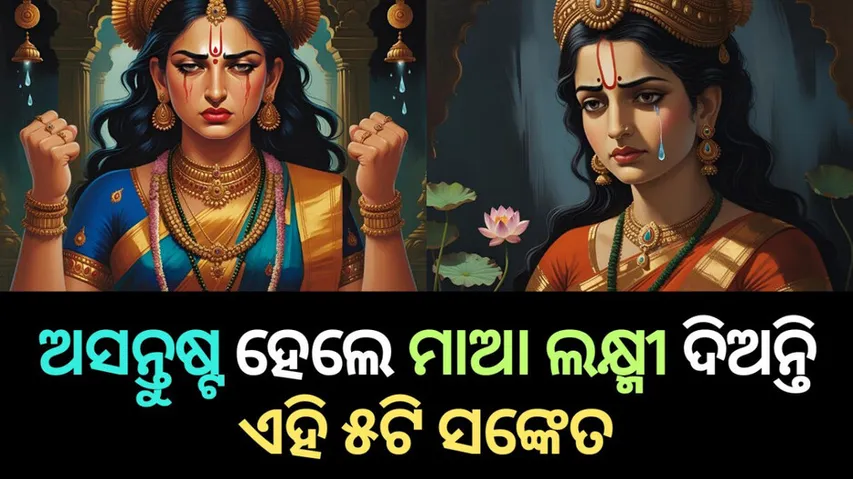 maa laxmi gives these 5 signals when she is unhappy