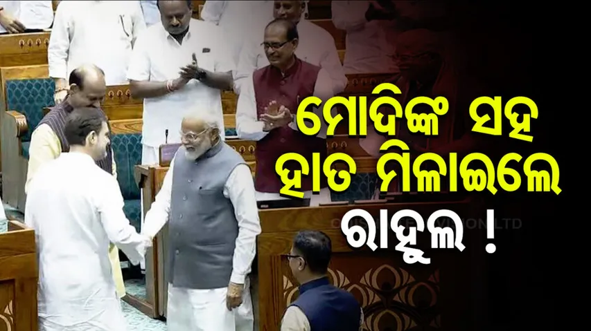 Modi And Rahul Magic Moment In Parliament