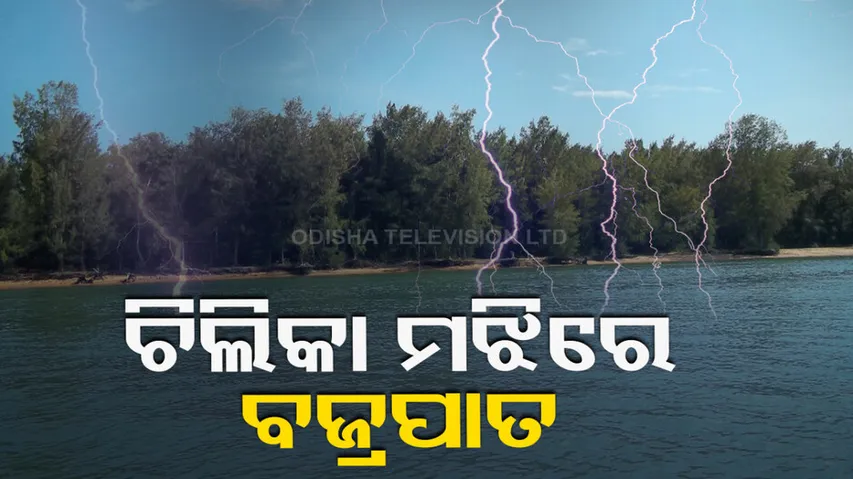 Man son die after being hit by lightning in the middle of Chilika lake