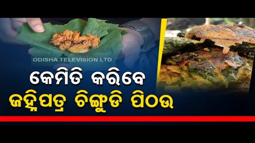 Taste Of Odisha | Know the recipe of Janhipatra Chingudi Pithou