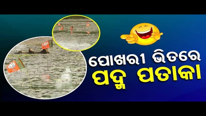 News Fuse | BJP Flag Blossoms in Pond