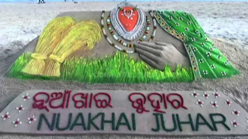 Artist Sudarsan Pattnaik Wishes All On Nuakhai 2021 Through Sand Art