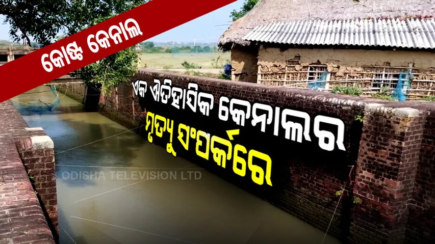 ନିଜ ପାଇଁ ବନ୍ଧ ବାନ୍ଧିଲେ ଚାଷୀ