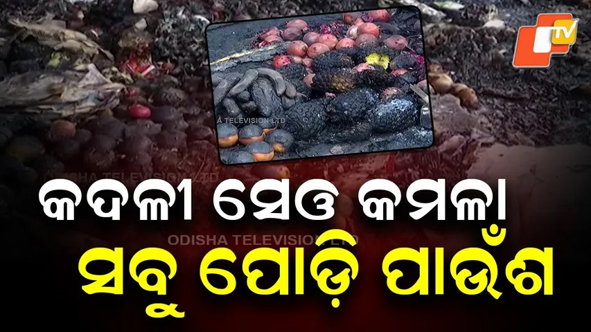 Fire Destroys Over 50 Shops in Balangir Fruit Market — Vendors Left Devastated