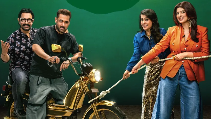 Aamir Khan and Salman Khan With Kajol and Twinkle Khanna