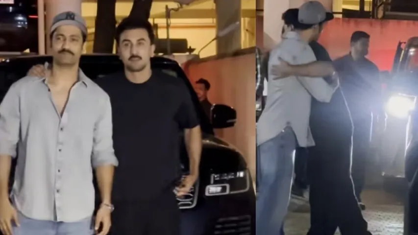 Ranbir Kapoor and Vicky Kaushal twin in retro avatars at Bhansali’s office; Fans go wild