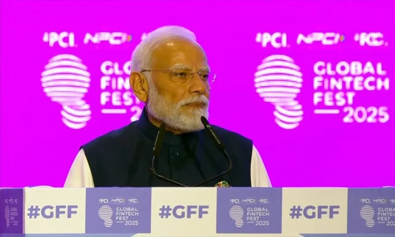 Prime Minister Narendra Modi at Global Fintech Fest 2025