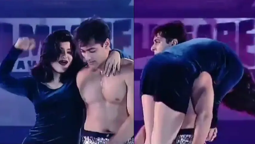 Filmfare Awards’ Blast From The Past: When Salman Khan picked up a 'Mystery Woman' on stage! Watch