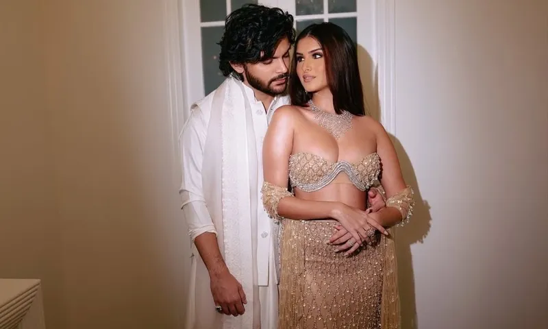 Tara Sutaria and Veer Pahariya’s golden Diwali moment
