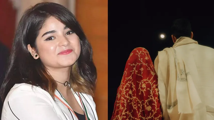 Dangal fame Zaira Wasim makes comeback on Instagram, shares wedding photos with ‘Qubool Hai x3’ caption