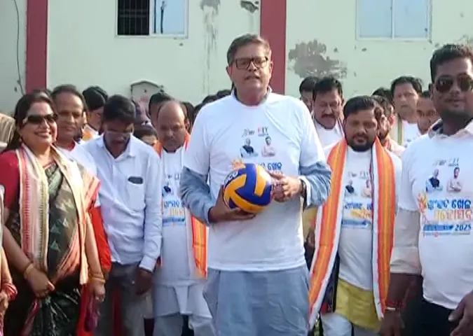 Kendrapara MP Baijayant Panda inaugurates 'Sansad Khel Mahotsav' to promote grassroots sports talent