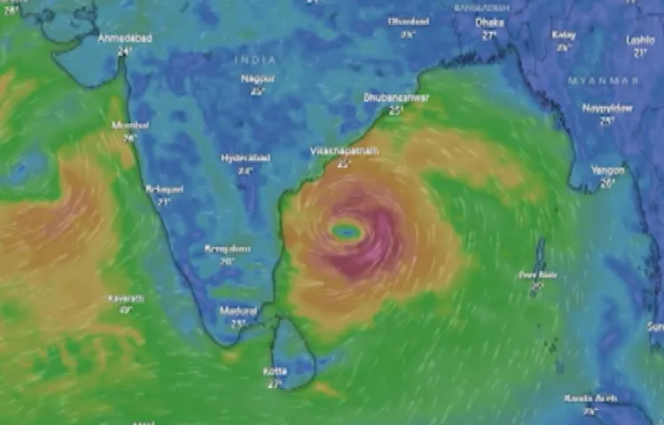 Cyclone Montha intensifies into severe cyclonic storm; IMD issues red alert for south Odisha coast