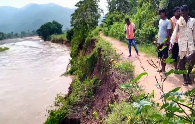 Cyclone ‘Montha’ aftermath: Rushikulya River ‘swallows 50 acres of farmland’