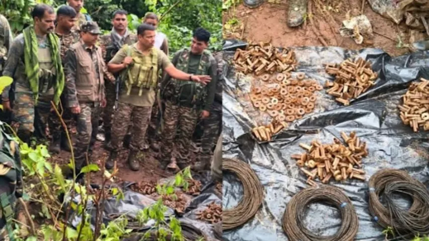 Security forces uncover Maoist camp in Jharkhand; weapons, raw materials seized